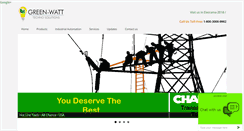 Desktop Screenshot of green-watt.co.in